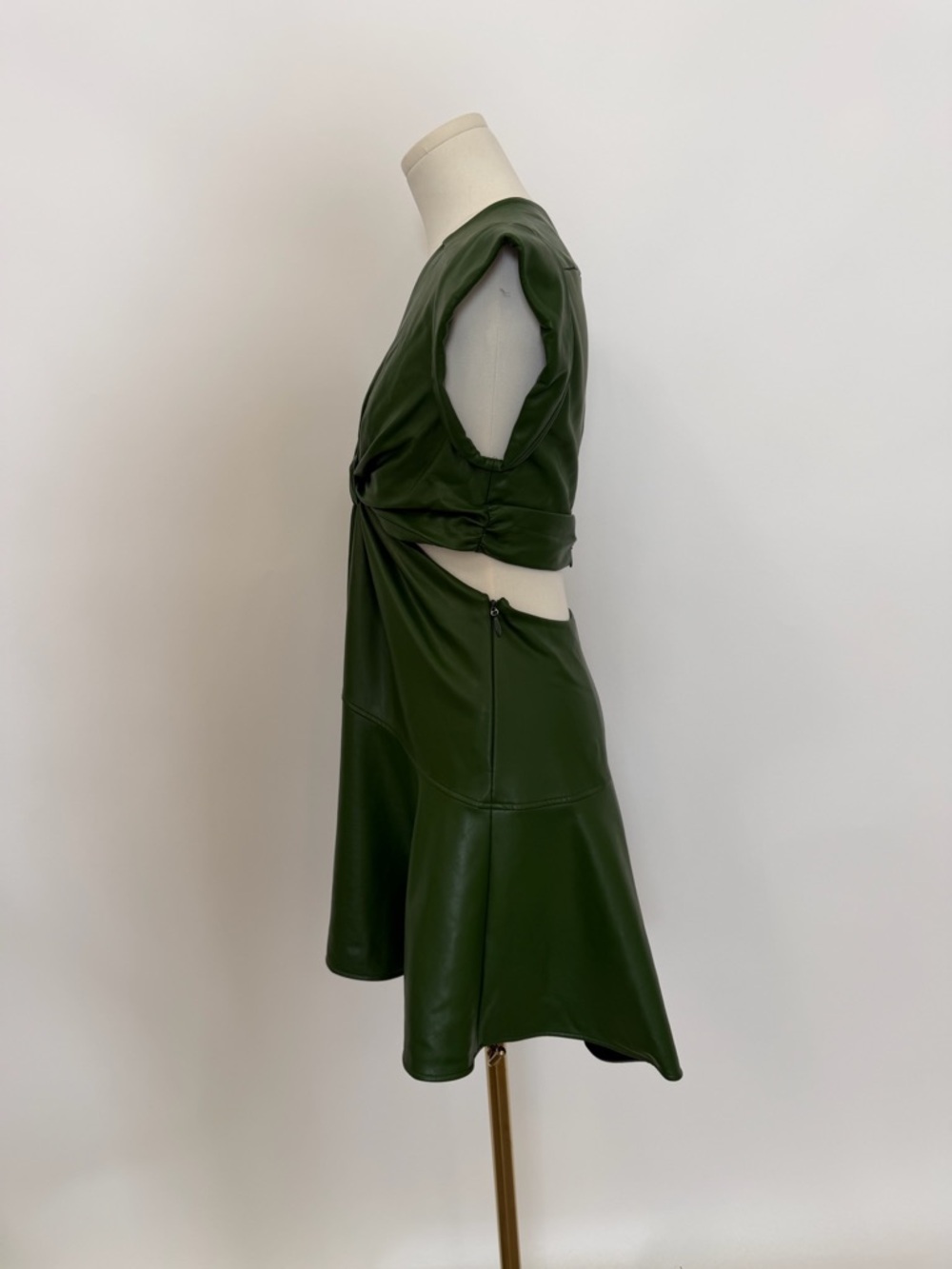 A.L.C. Lexi Dress in Forest Green - Picture 7 of 10